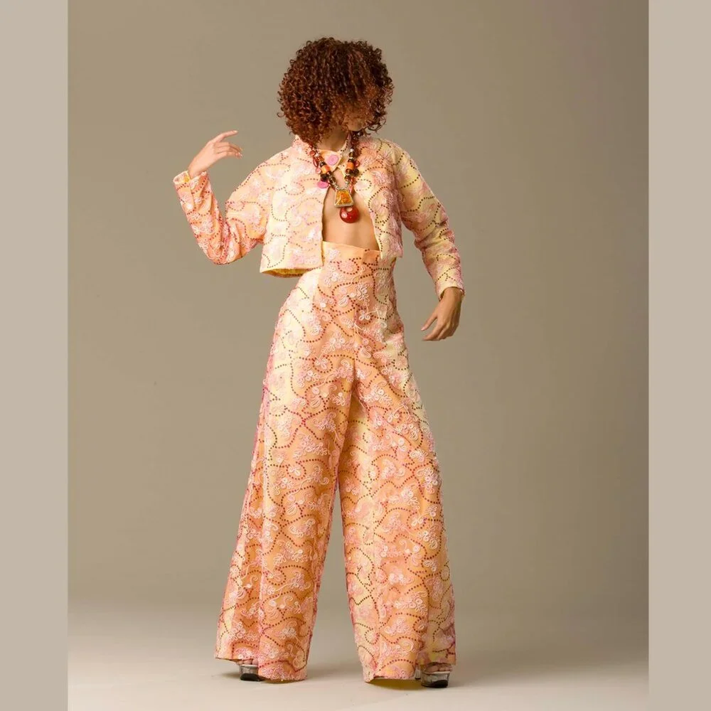 TWO-PIECE ENSEMBLE PANT SUIT - Picture 10 of 14